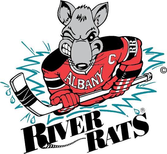 Albany River Rats 1993 94-2005 06 Primary Logo iron on transfers for clothing